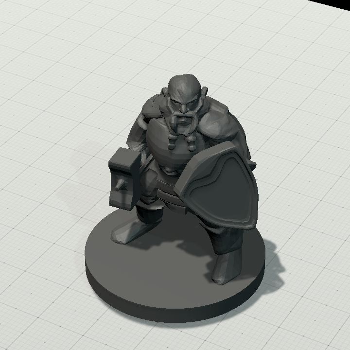 Dwarf Fighter with Hammer