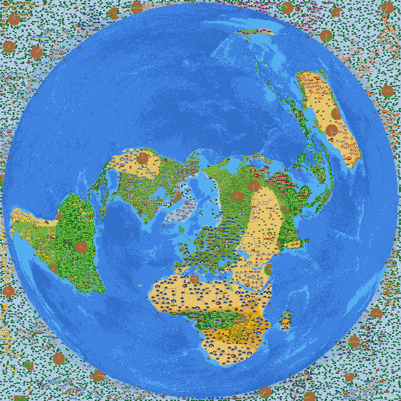 Map of Earth After WWV
