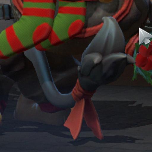 New Year's elf - tail