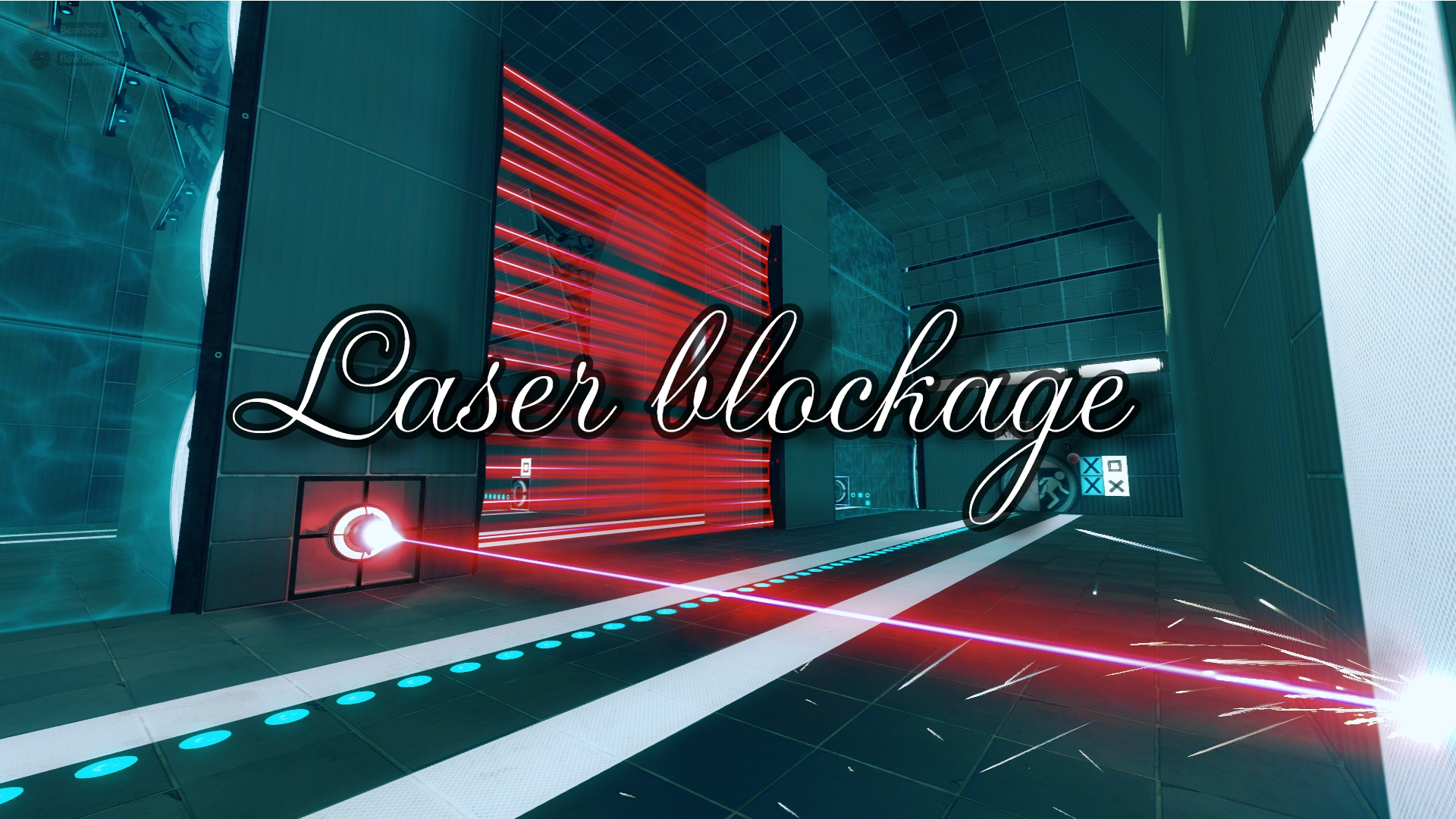 Laser blockage