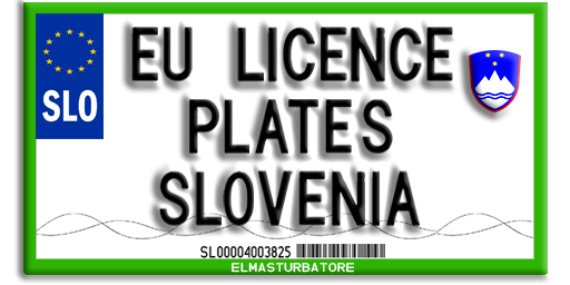 EU Licence Plates - #34 Slovenia