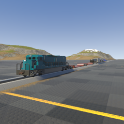 1,259 Brick Freight Train