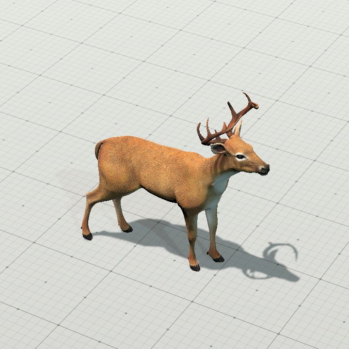 deer animated