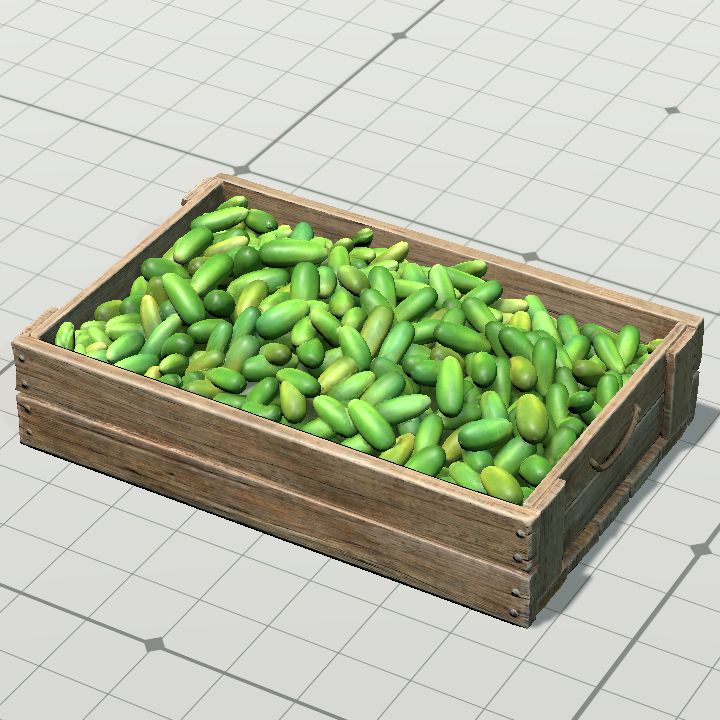 cucumbers crate
