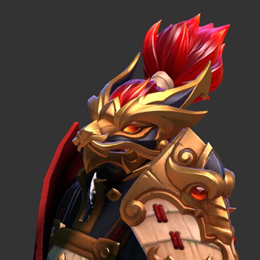 Guardian of the Rising Dragon Temple - head