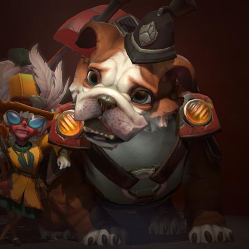 Good boy Mortimer - mount