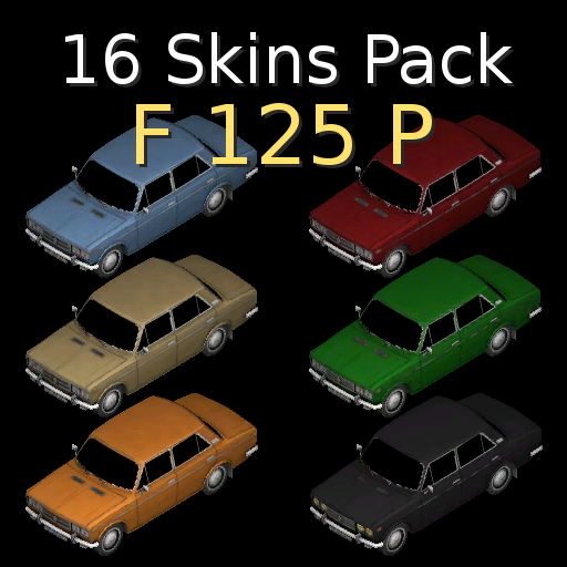 F125 P - 16 Skins Pack preview