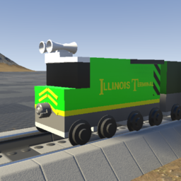 Small Illinois Terminal SD70ACe + Mixed Freight