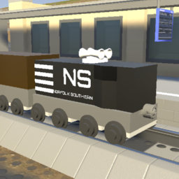 Small NS GP9 + 4 Boxcars