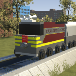 Small CP Royal Canadian SD70ACU + Mixed Freight