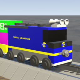 Small N&W ES44AC + Intermodal