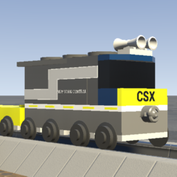 Small NYC ES44AC + Intermodal