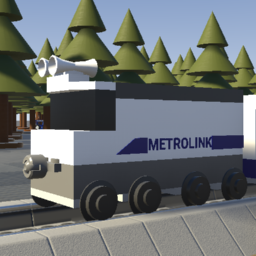 Small Metrolink F40PH + 3 Bombardiers + Cab Car