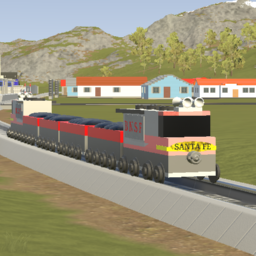 Small Fakebonnet B40-8W + Gondolas With Coal