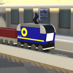 Small BEACON Rail Vectron + 4 Coal Cars