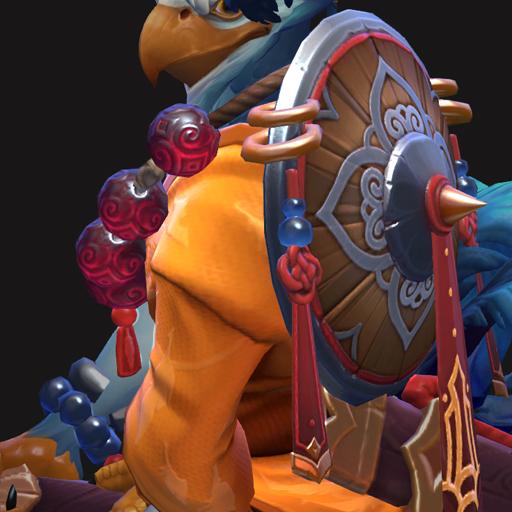 The Feathered Monk - shoulders