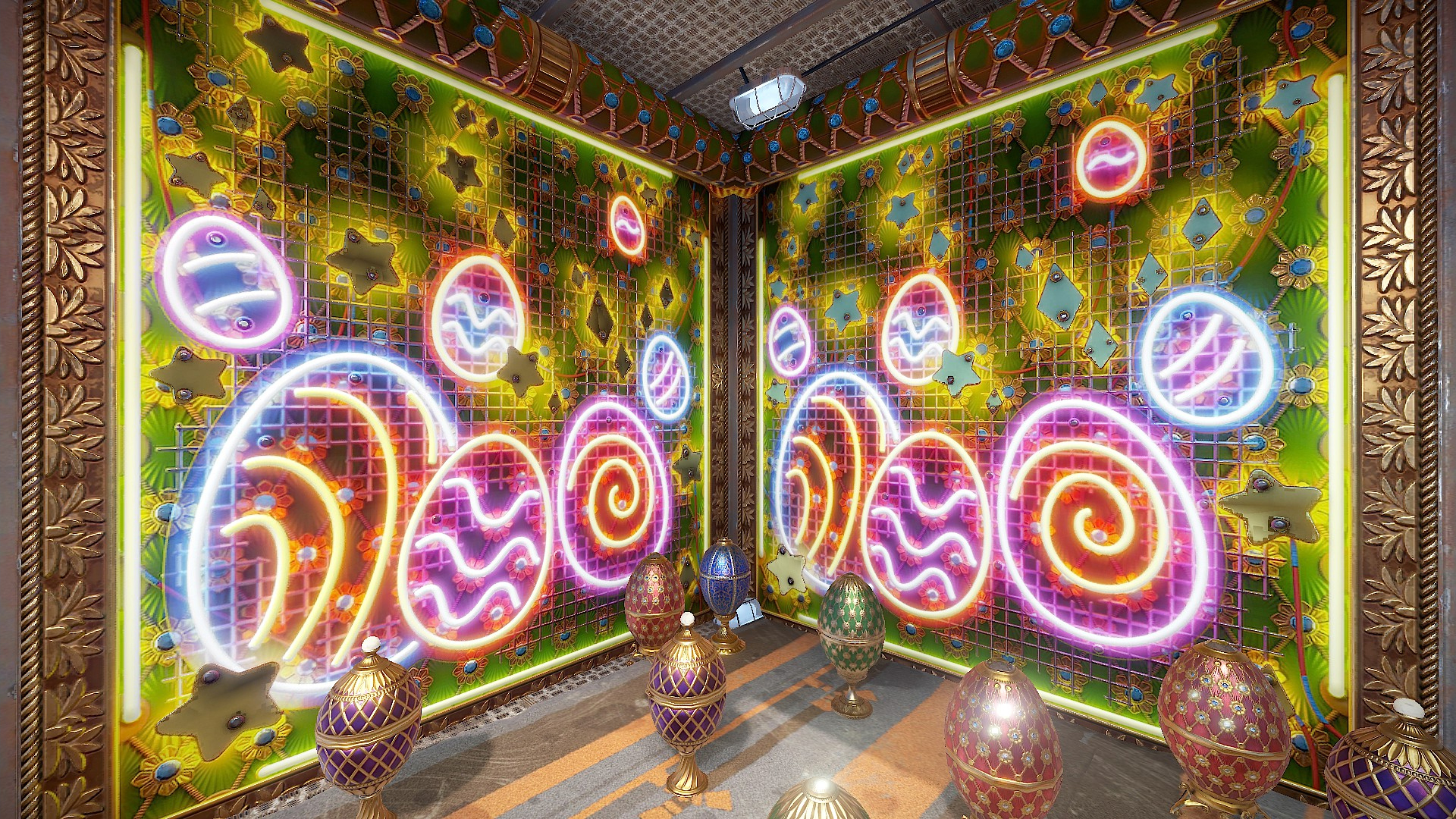 Neon Easter Garage Door thumbnail 2