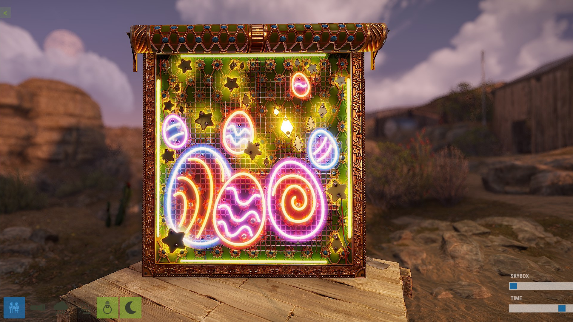 Neon Easter Garage Door thumbnail 4