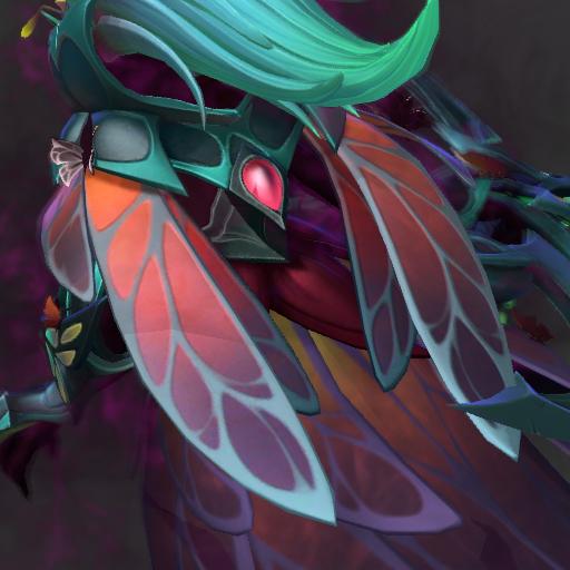 Queen of the Silent Wings - shoulders