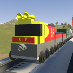 Small SF FP45 + Mixed Freight