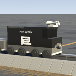 Small NS 1073 + 6 Piggyback Flatcars
