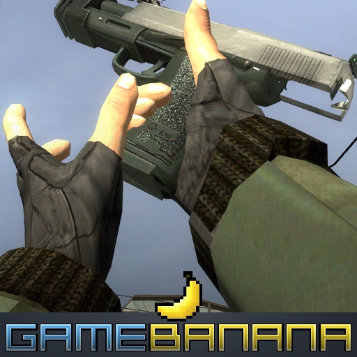 Green Rebel Hands fingerless Gloves (White) [Gamebanana Port]