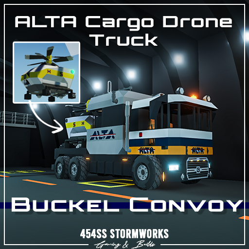 Buckel Convoy ALTA Drone Command Truck (w/ Cargo Drone)