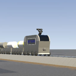 Small METRANS Vectron + Tanker/Container train
