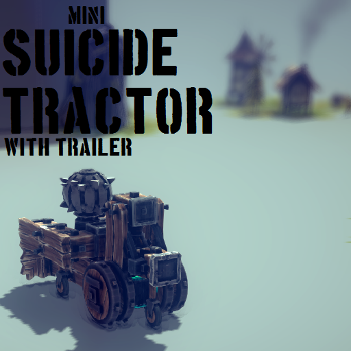 Mini Suicide Tractor W/ Trailer