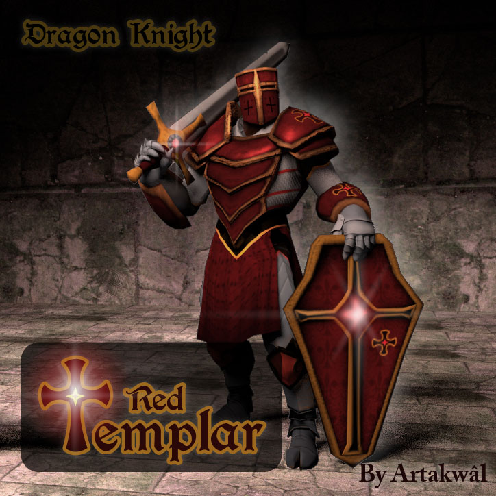 Red templar set