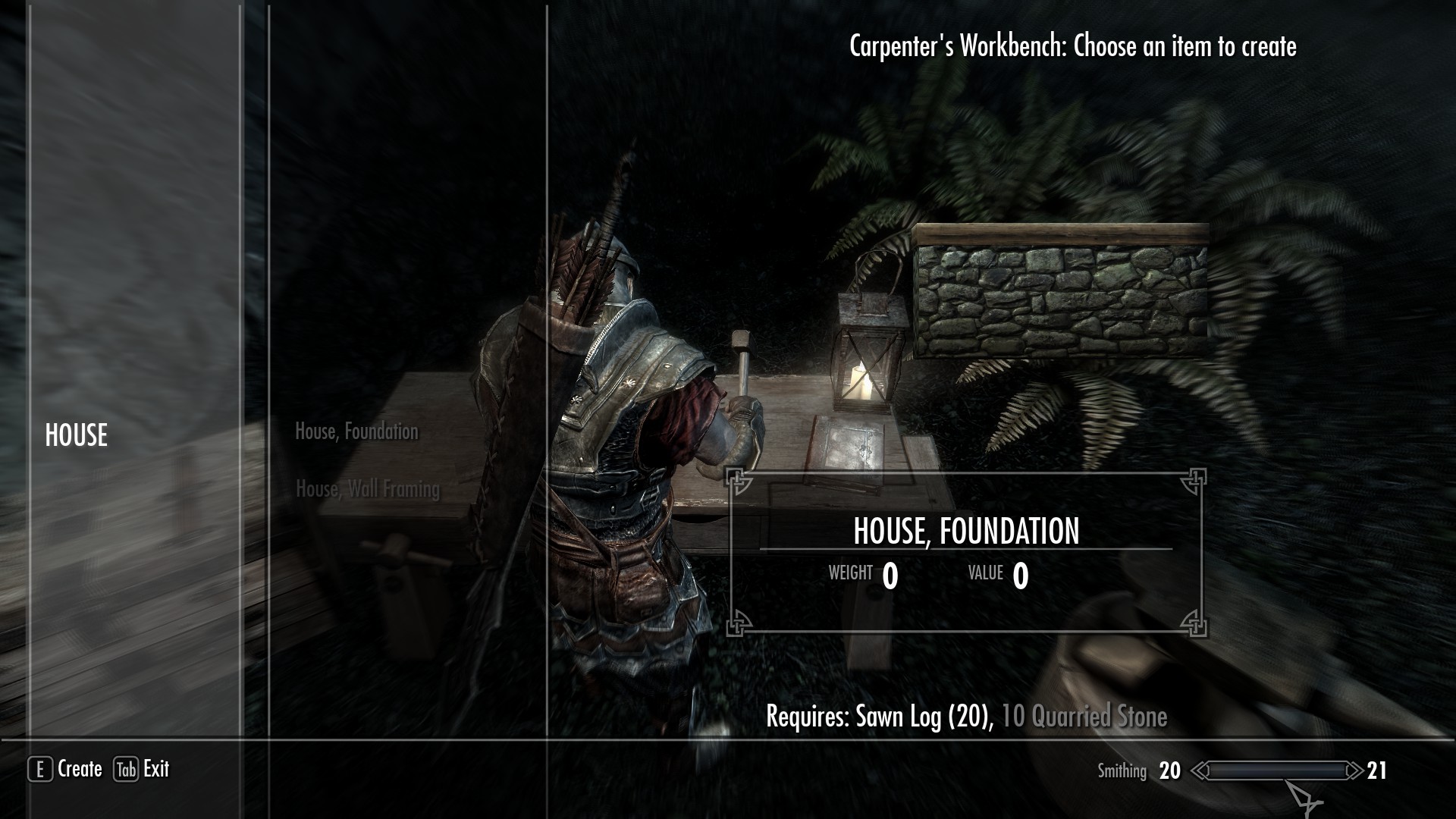 House Building Levels Smithing preview