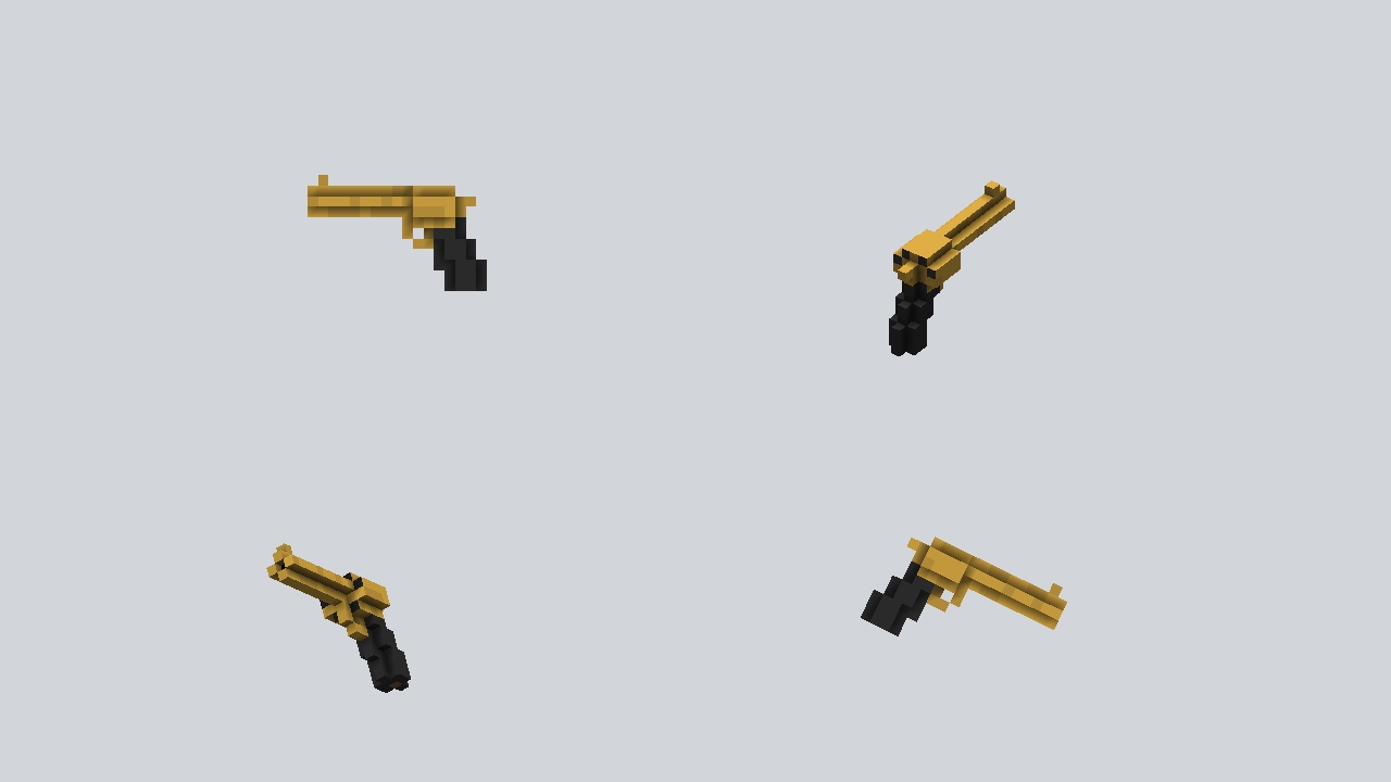 Revolver Gold Finish