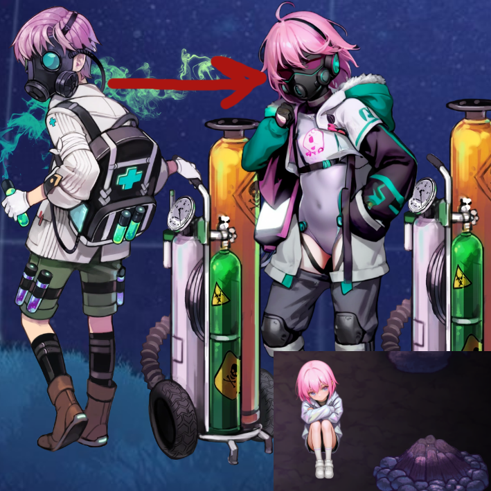 【CN/EN/KR/JP】Female Joey Skin