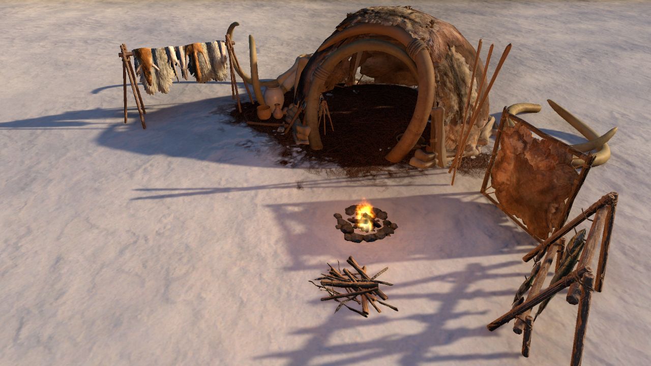 Primeval hut