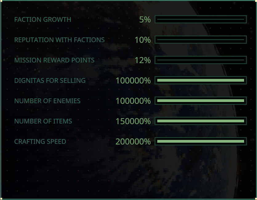 Expanded Settings