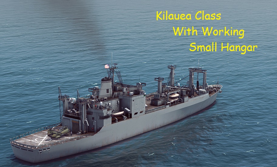 Kilauea Class, with working Small Hangar(Retired Mod)