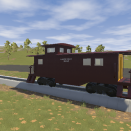 Bricksville & Desert Railroad Caboose