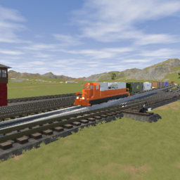 Illinois Central Gulf Freight Train 1