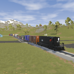 N&W Freight Train 1