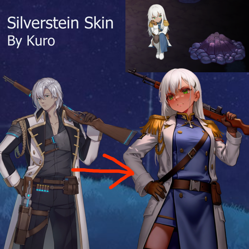【CN/EN/KR/JP】Female Silverstein Skin