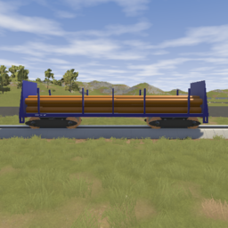 Brick Valley Lumber Co. Bulkhead Flatcar (Stakes)