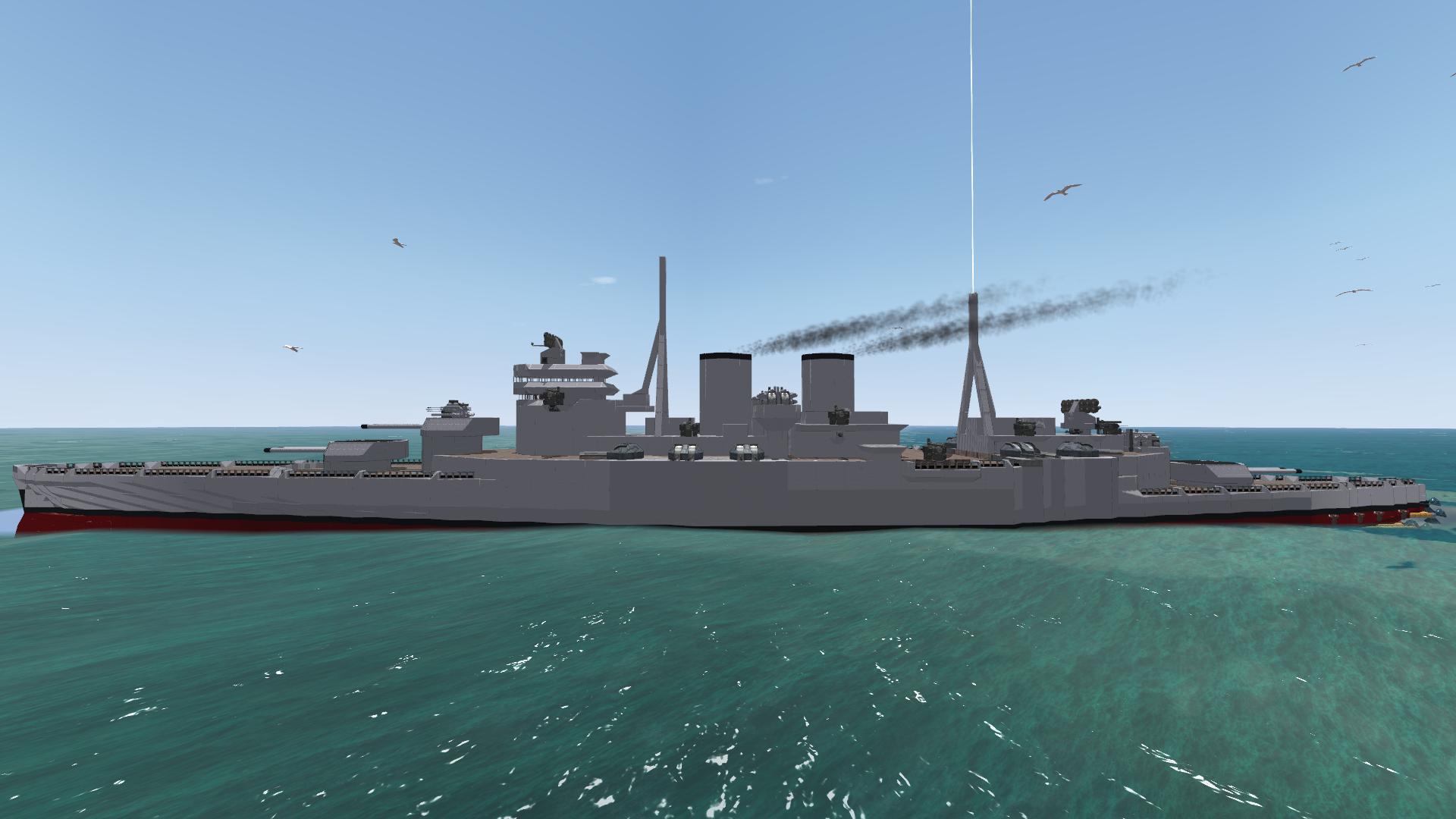 1 to 1 scale HMS Renown Battlecruiser