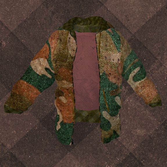 Green Brown Camo Jacket