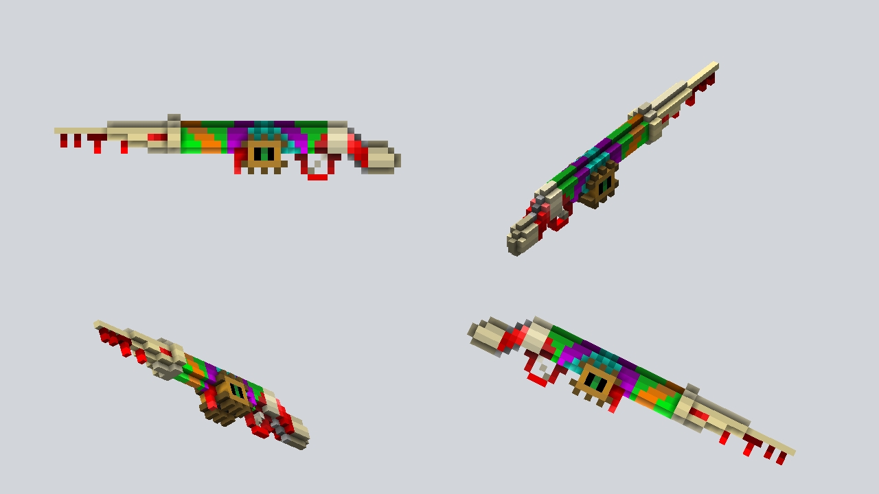 Bloodshot Skeleton Gun