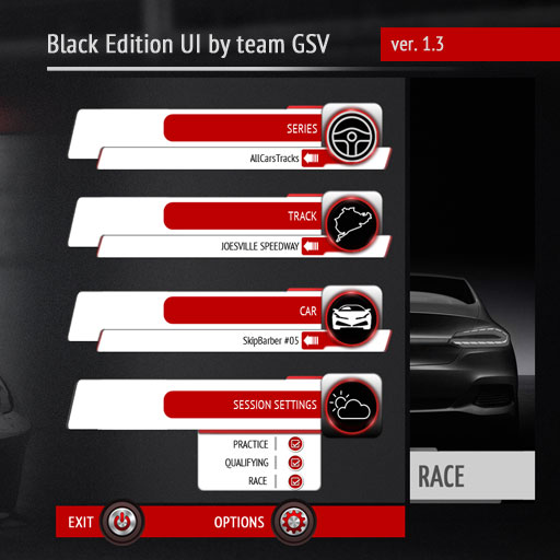 Black Edition UI by team GSV