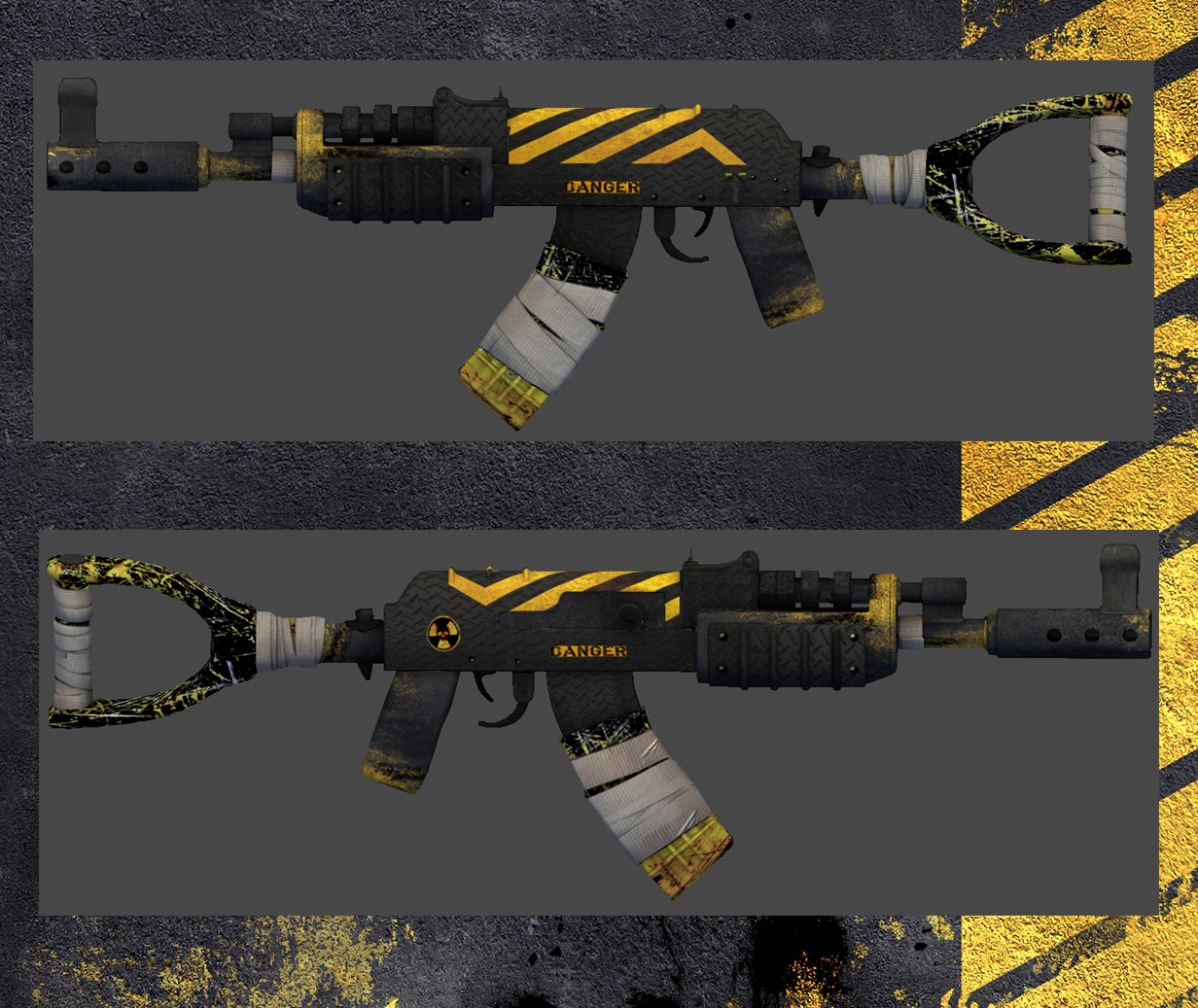 Black Yellow Quarantine AK47