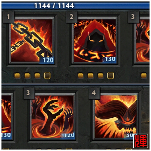 icons_the scarlet devil eyes set