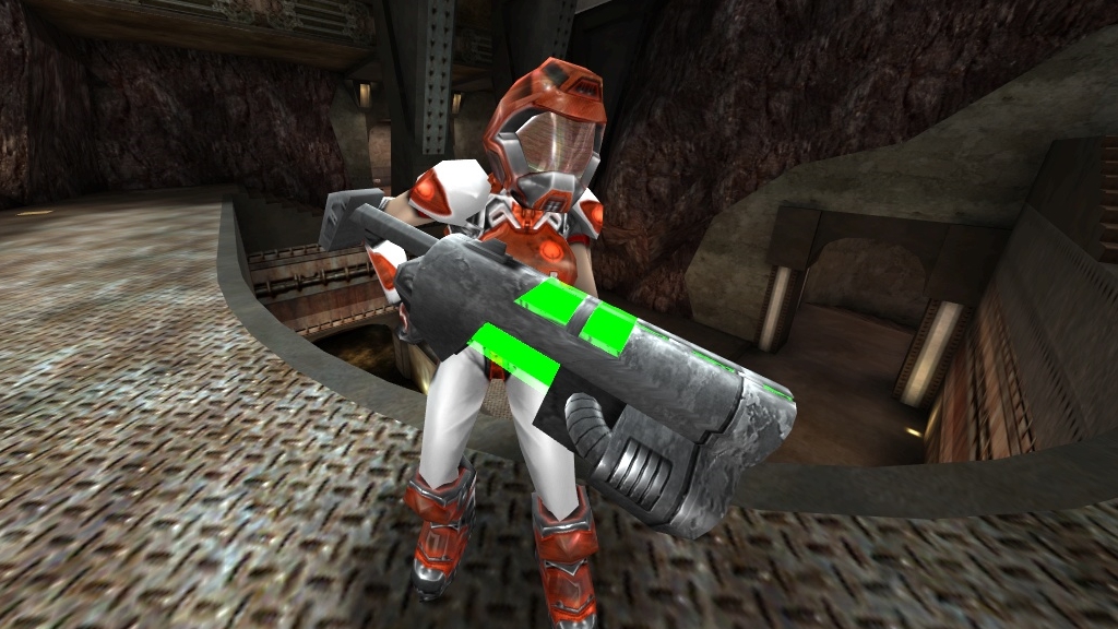 Toxic Silver Railgun Weapon Model