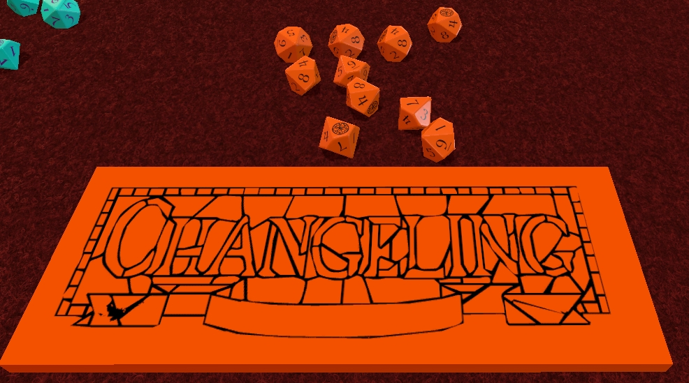 D10 Dice-Set for World of Darkness: Changeling the Dreaming
