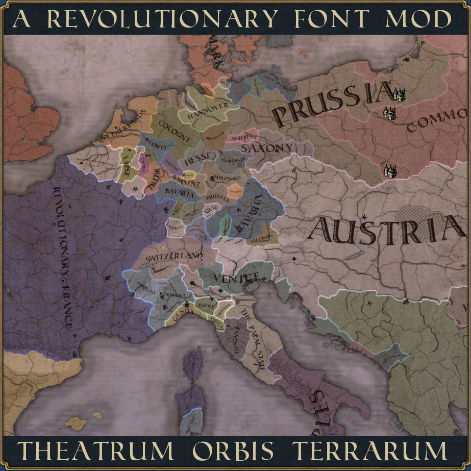 A Rev. Font Mod - Theatrum Orbis Terrarum